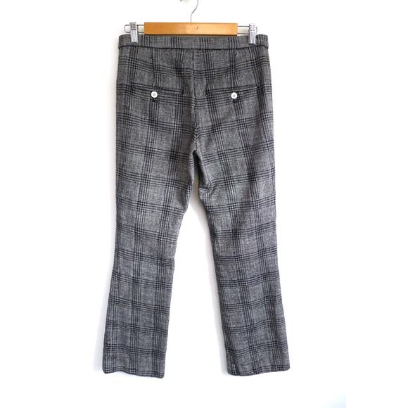 ISABEL MARANT Derys Wool Blend Tweed Straight Leg Pant Trouser SSENSE 36 4 $625 - Picture 7 of 12